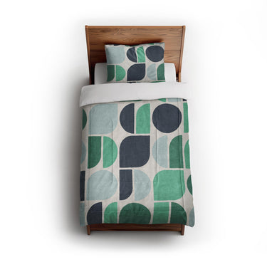 Otto Turquoise in Twin (68" x 88") Size