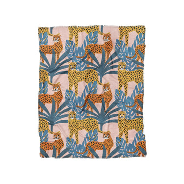 Tropical Cheetahs in Twin (68" x 88") Size