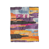 Raheem Orange & Purple in Twin (68" x 88") Size