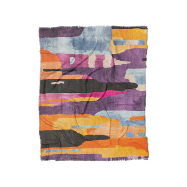 Raheem Orange & Purple in Twin (68" x 88") Size