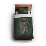 Hungry Alligator Green in Twin (68" x 88") Size