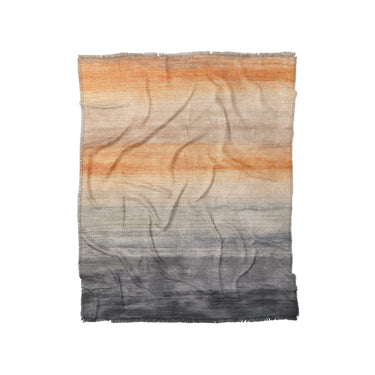 Ruidoso Navy & Burnt Orange in Twin (68" x 88") Size