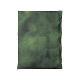 Andromeda Watercolor Navy & Kelly Green in Twin (68" x 88") Size