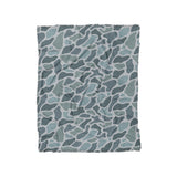 Duck Camo Blue in Twin (68" x 88") Size