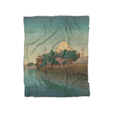 Taj Mahal Twilight by Charles Bartlett in Twin (68" x 88") Size