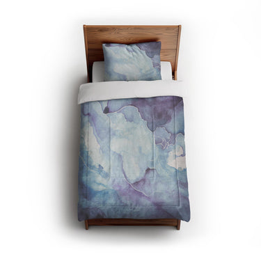 Zephyr Watercolor Amethyst in Twin (68" x 88") Size
