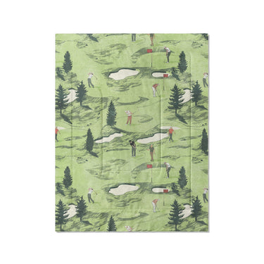 Out on the Links in Twin (68" x 88") Size