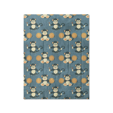 Musical Chimps in Twin (68" x 88") Size