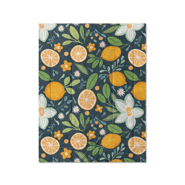 Lemon and Sage in Twin (68" x 88") Size