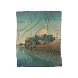 Taj Mahal Twilight by Charles Bartlett in Twin (68" x 88") Size