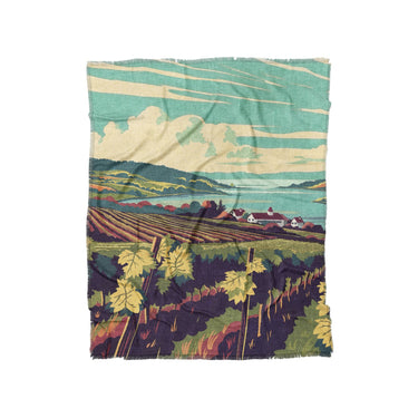 Finger Lakes Vineyard in Twin (68" x 88") Size