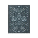 Durand Navy Blue in Twin (68" x 88") Size