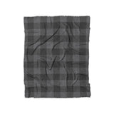 Buffalo Plaid Charcoal Black in Twin (68" x 88") Size