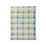 Monroe Plaid Blue & Yellow in Twin (68" x 88") Size