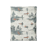 Gone Fishing in Twin (68" x 88") Size