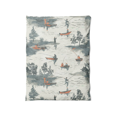 Gone Fishing in Twin (68" x 88") Size