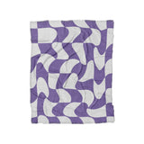 Twyla Checkered Periwinkle in Twin (68" x 88") Size