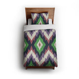 Dyani Eggplant & Matcha in Twin (68" x 88") Size
