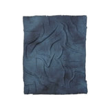 Andromeda Watercolor Navy in Twin (68" x 88") Size