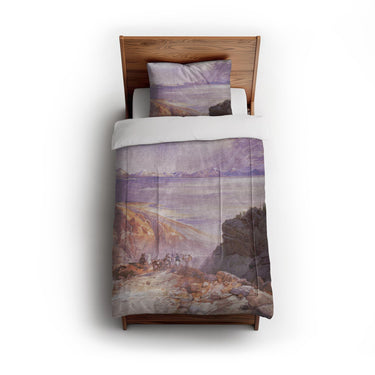 The Great Salt Lake of Utah by Thomas Moran in Twin (68" x 88") Size