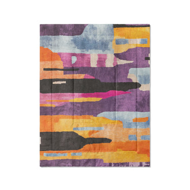 Raheem Orange & Purple in Twin (68" x 88") Size