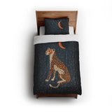 Night Cheetah in Twin (68" x 88") Size