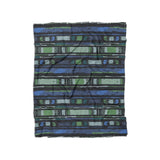 Ojai Blue & Green in Twin (68" x 88") Size