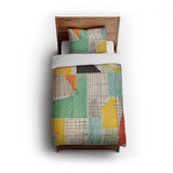 Djuna Ivory Multicolor in Twin (68" x 88") Size