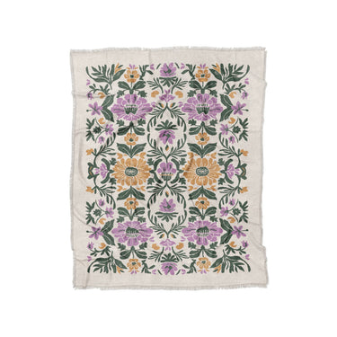 Corriana Green & Purple in Twin (68" x 88") Size