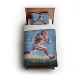 8 Bit Running Back in Twin (68" x 88") Size