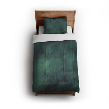 Andromeda Watercolor Teal in Twin (68" x 88") Size