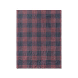 Buffalo Plaid Maroon & Navy in Twin (68" x 88") Size