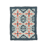 Elliot Blue & Orange in Twin (68" x 88") Size