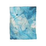 Zephyr Watercolor Azure Blue in Twin (68" x 88") Size