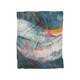 Triton Navy Polychrome in Twin (68" x 88") Size