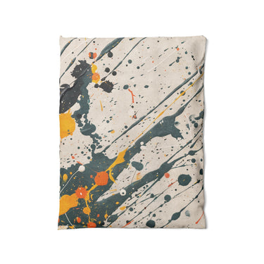 Jason Dark Teal & Orange in Twin (68" x 88") Size