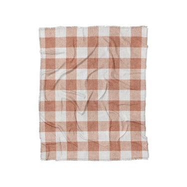 Buffalo Plaid Light Terracotta in Twin (68" x 88") Size