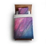 Cirrus Blue & Magenta in Twin (68" x 88") Size