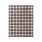 Wallace Plaid Maroon & Gold in Twin (68" x 88") Size