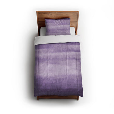 Jacinda Watercolor Purple Ombre in Twin (68" x 88") Size