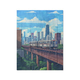 Chicago Metro in Twin (68" x 88") Size