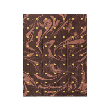 Acid Burn Clay & Yellow in Twin (68" x 88") Size