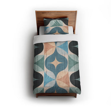 Maxine Seafoam & Peach in Twin (68" x 88") Size