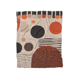 Charl Orange & Taupe in Twin (68" x 88") Size