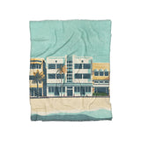 Art Deco Beach in Twin (68" x 88") Size