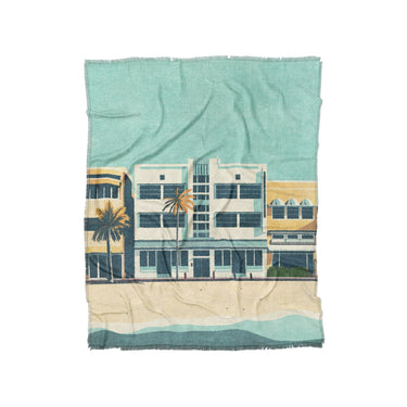 Art Deco Beach in Twin (68" x 88") Size