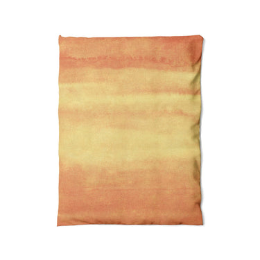 Jacinda Watercolor Fire Orange Ombre in Twin (68" x 88") Size