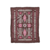 Topanga Burgundy & Pink in Twin (68" x 88") Size