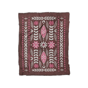 Topanga Burgundy & Pink in Twin (68" x 88") Size