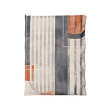 Gordian Navy & Orange in Twin (68" x 88") Size